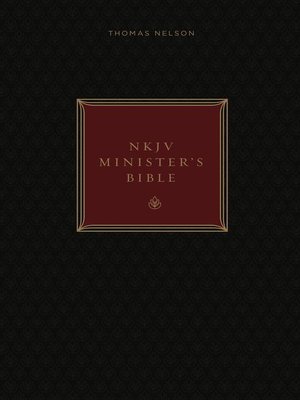 cover image of NKJV, Minister's Bible, Red Letter